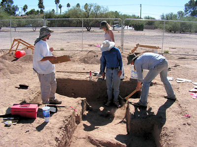 Camp Bell dig site