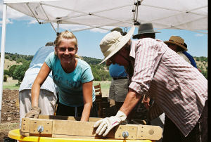Archaeologists at work