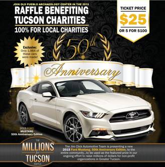 Photo of the actual 2015 Mustang that will be given away on November 13
