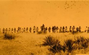 Photo by C.S. Fly of Chiricahua Apaches in Mexico, March 1886